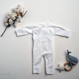 Organic Jersey Cotton Long Sleeve Romper
