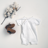 Organic Jersey Cotton Short Sleeve Romper